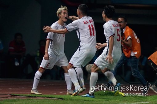 베트남 U-23 축구 대표팀. 사진=게티이미지코리아