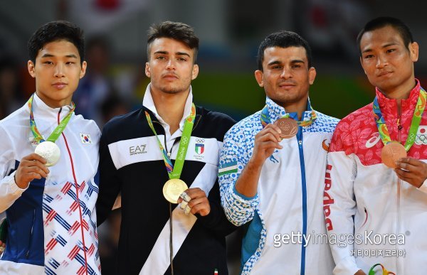 효자 종목 스타트! 2018자카르타-팔렘방아시안게임 유도 종목이 29일 시작한다. 유도는 한국의 메달밭으로 꼽히는 종목이다. 첫날부터 2016리우올림픽 은메달리스트인 안바울(맨 왼쪽)이 남자 66kg 금메달에 도전한다. 사진=게티이미지코리아
