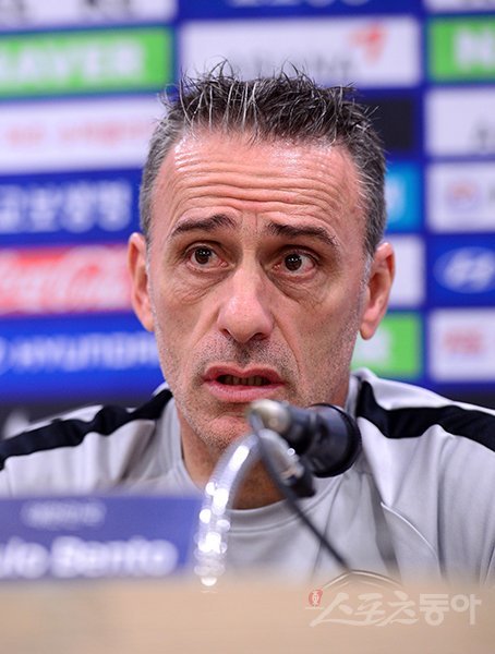 한국 남자 축구대표팀 벤투 감독. 스포츠동아DB