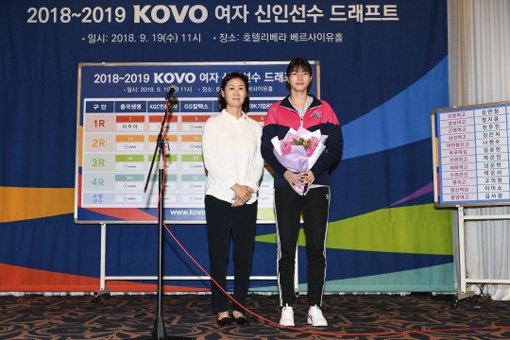 원곡고 이주아(오른쪽). 사진제공｜KOVO