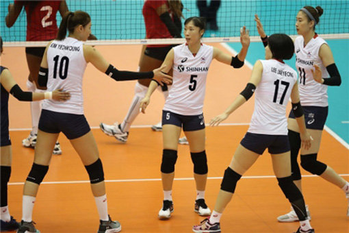 한국 여자 배구대표팀. 사진제공｜FIVB