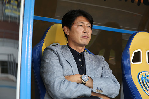 아산 박동혁 감독. 사진제공｜한국프로축구연맹