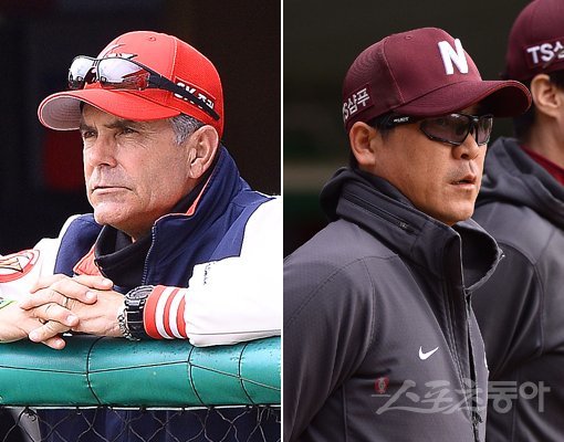 SK 힐만 감독(왼쪽)-넥센 장정석 감독. 스포츠동아DB