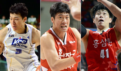 전주KCC 이정현-얀양KGC 양희종-오세근(왼쪽부터). 사진|스포츠동아DB·안양KGC 인삼공사