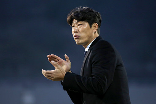 아산 박동혁 감독. 사진제공｜한국프로축구연맹