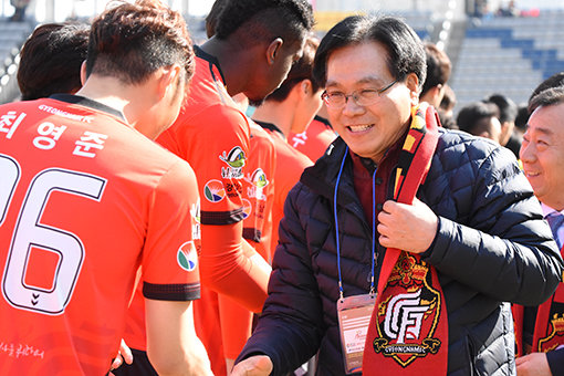 경남 조기호 사장. 사진제공｜경남FC