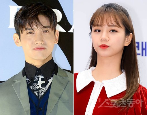 동방신기 최강창민(왼쪽)-걸스데이 혜리. 스포츠동아DB