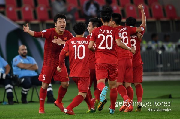 베트남 축구대표팀. 사진=게티이미지코리아