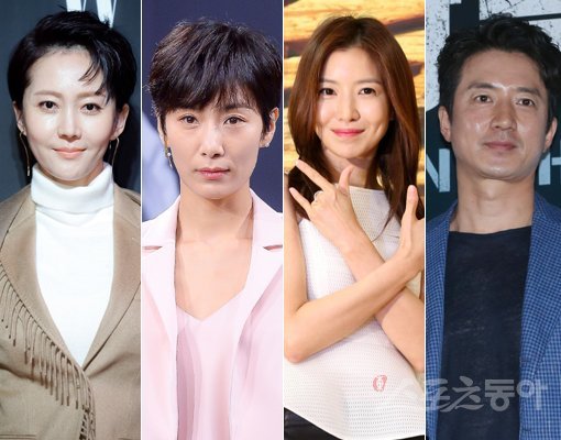 배우 염정아-김서형-윤세아-정준호(왼쪽부터). 스포츠동아DB·동아닷컴DB