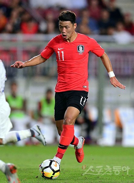 한국 남자 축구대표팀 황희찬. 스포츠동아DB