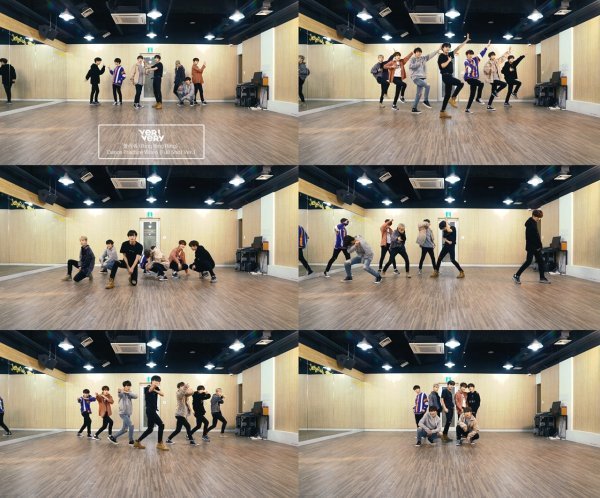 〈사진 설명 : 베리베리 사복 안무 영상 캡처(사진제공:젤리피쉬)〉