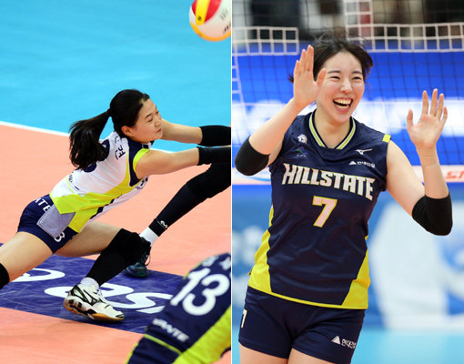 김연견(왼쪽)-고유민. 스포츠동아DB·사진제공 | 현대건설배구단