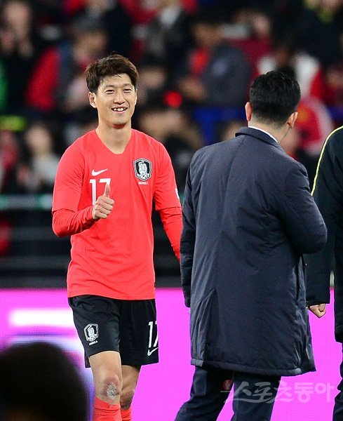 22일 울산문수경기장에서 열린 한국 축구대표팀과 볼리비아의 평가전에서 한국 이청용. 울산｜김종원 기자 won@donga.com