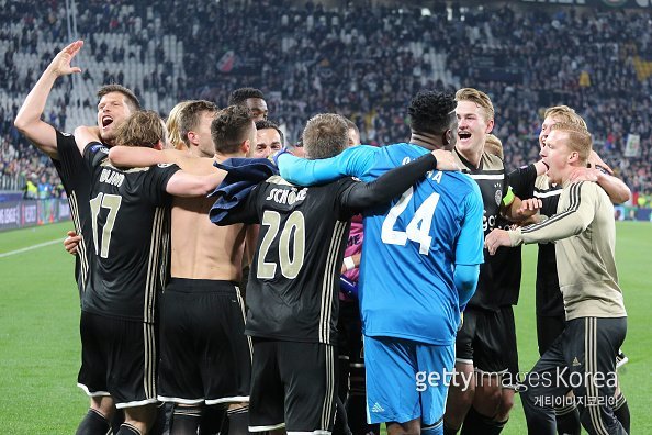 아약스 선수들. 사진=게티이미지코리아