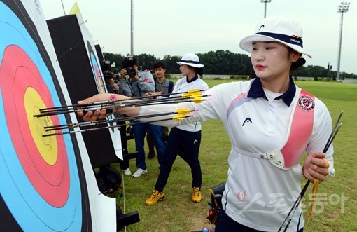 여자양궁 대표팀 강채영. 스포츠동아DB