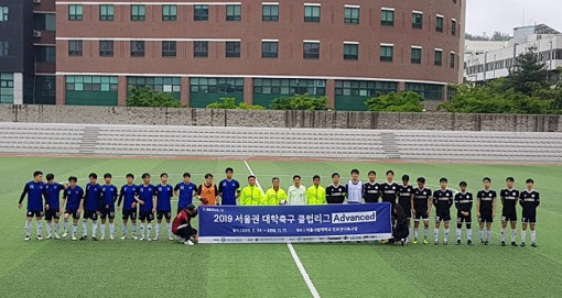 SUFA는 서울권 대학 동아리 축구 발전을 위해 2014년 발족한 단체로, 운영진도 모두 대학생들로만 구성되어 있다. 사진은 지난달 19일 서울시립대에서 열린 SUFA 리그의 Advanced 디비전 경기. 사진제공｜청춘스포츠