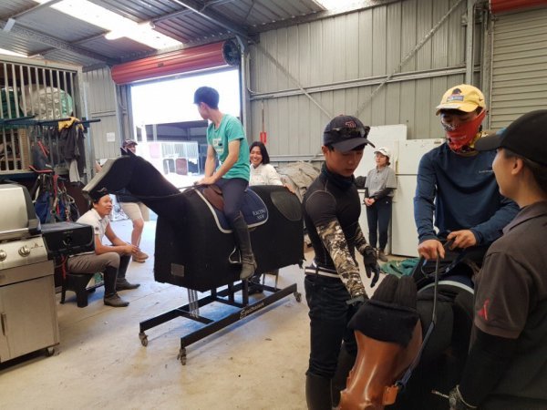 2018년 말산업 호주 인턴십 실행 모습.