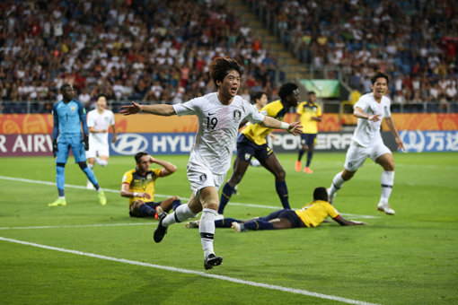 한국 U-20 축구대표팀 최준. 사진제공｜대한축구협회