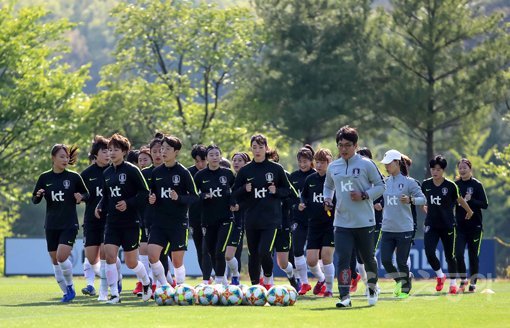 한국 여자 축구대표팀. 스포츠동아DB