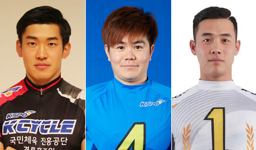 정해민-천호성-김준일(왼쪽부터).