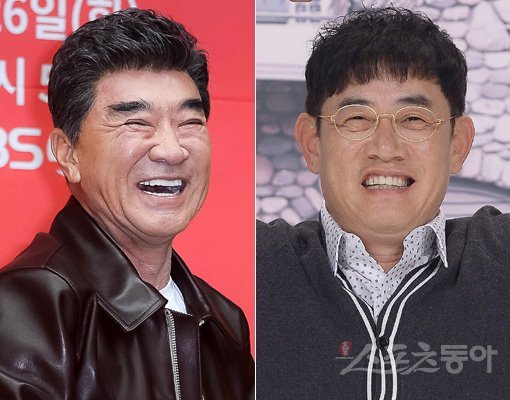 이덕화(왼쪽)-이경규. 스포츠동아DB