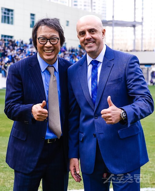 대구FC 조광래 대표이사(왼쪽). 스포츠동아DB