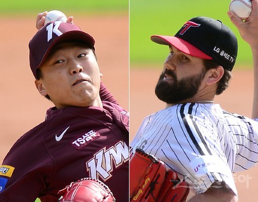 키움 이승호(왼쪽)-LG 켈리. 잠실|김종원 기자 won@donga.com