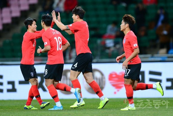 한국 축구 대표팀. 스포츠동아DB