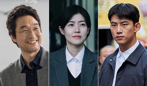 SBS 드라마 ‘낭만닥터 김사부 시즌2’의 배우 한석규-tvN 드라마 ‘머니게임’의 배우 심은경-MBC 드라마 ‘더 게임:0시를 향하여’의 배우 옥택연(왼쪽부터). 사진제공｜삼화네트웍스·tvN·MBC