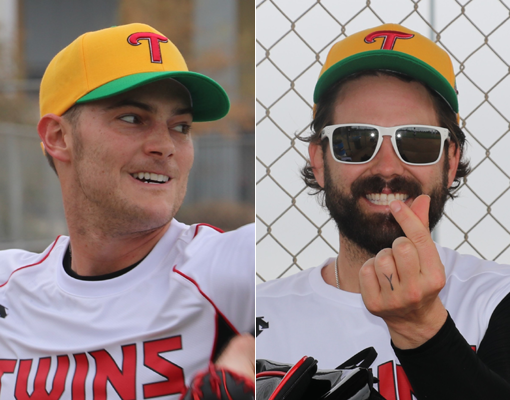 LG 윌슨(왼쪽)-켈리. 사진제공ㅣLG 트윈스