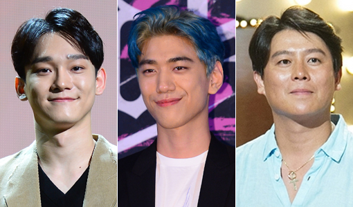 그룹 엑소 첸-배우 성준-그룹 쿨 이재훈(왼쪽부터). 사진제공|스포츠동아DB·JTBC