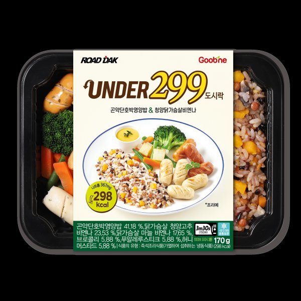 로드닭 ‘under299‘ 도시락. 사진제공 | 로드FC