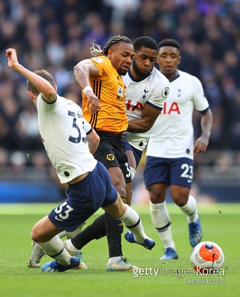 토트넘 홋스퍼 vs 울버햄튼. 사진=게티이미지코리아