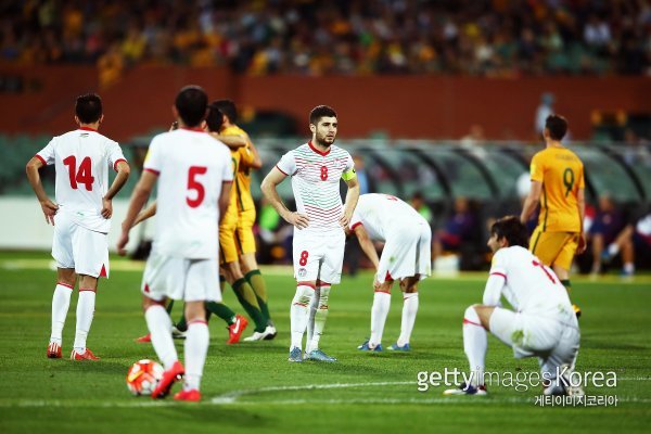타지키스탄 축구선수단. 사진=게티이미지코리아