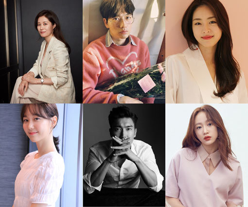 다양한 개성을 지닌 감독들의 SF장르 시리즈 ‘SF8’ 프로젝트에 역시 다채로운 연기자들이 출연한다. 문소리·이동휘·이연희·하니·최시원·이유영(왼쪽 위부터 시계방향으로)이 그 주역이다. 사진제공｜수필름