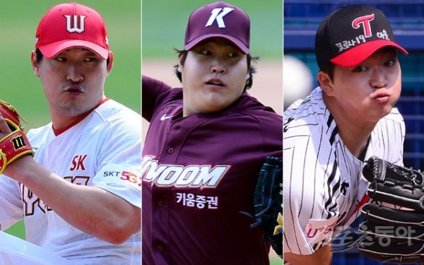 SK 하재훈, 키움 조상우, LG 고우석(왼쪽부터). 스포츠동아DB