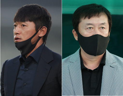 성남 김남일 감독(왼쪽)-인천 임완섭 감독. 사진제공 | 한국프로축구연맹