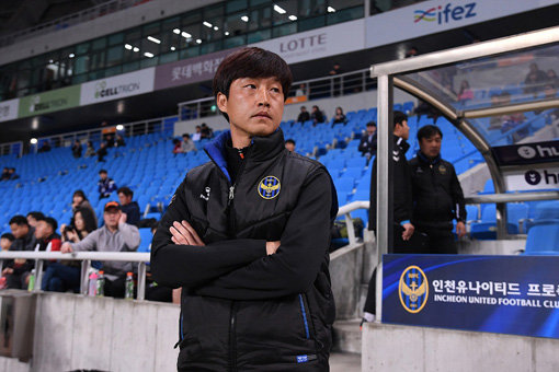 인천 유나이티드 임중용 감독대행. 사진제공｜인천 유나이티드