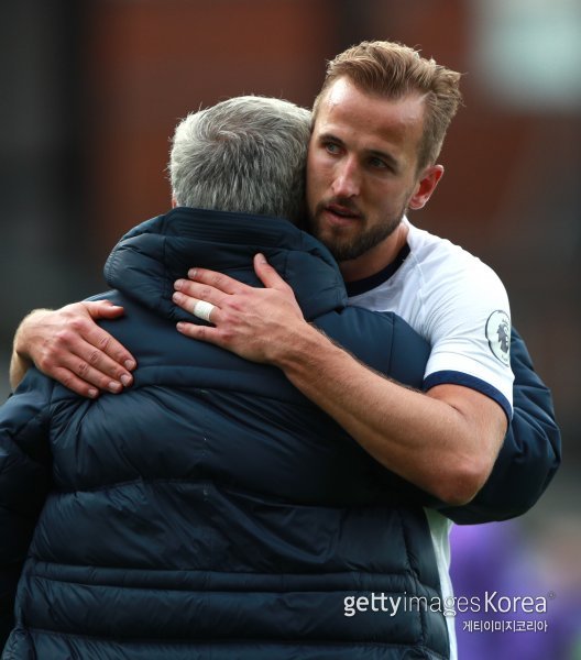 해리 케인-조세 무리뉴 감독. 사진=게티이미지코리아