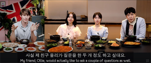 유튜브 ‘영국남자’에 출연한 영화 ‘반도’의 배우 강동원, 이레, 이정현(오른쪽 부터). 사진출처｜영국남자 유튜브 캡처