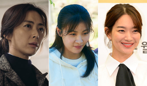 배우 송윤아-하지원-신민아(왼쪽부터). 사진제공｜리틀빅픽쳐스·CJ엔터테인먼트·오에이엘