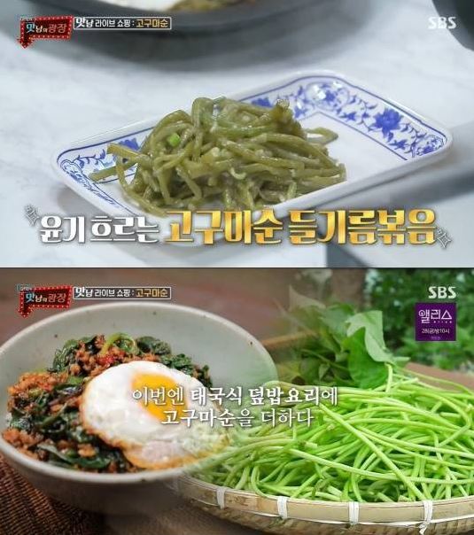 맛남의 광장' 백종원, 군침 도는 '고구마순 조리법' 소개 : 소다