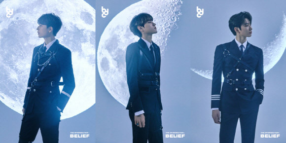 〈BDC 1st EP  ‘THE INTERSECTION : BELIEF(디 인터섹션 : 빌리프)‘ 자켓이미지. 출처 : 브랜뉴뮤직〉