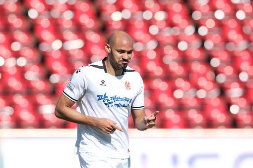 광주FC 펠리페. 사진제공｜한국프로축구연맹