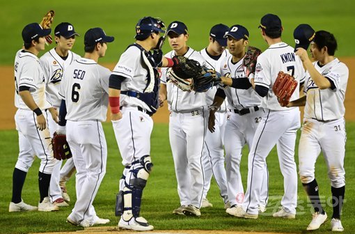 두산 베어스 선수단. 스포츠동아DB