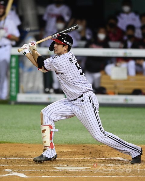 LG 홍창기. 스포츠동아DB