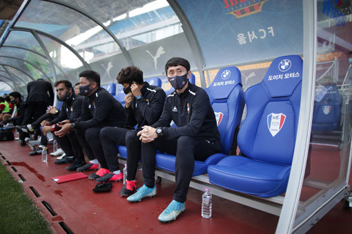 FC서울 코칭 스태프. 사진제공｜한국프로축구연맹