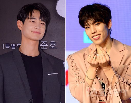 샤이니 민호(왼쪽)-인피니트 장동우. 스포츠동아DB