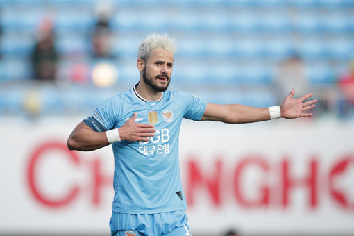 K리그 최고의 선수로 꼽히는 세징야는 대구에서 6번째 시즌을 준비하고 있다. 그는 새 시즌 개막에 맞춰 컨디션을 끌어올리며 최상의 경기력을 뽐낼 채비를 마쳤다. 사진제공｜한국프로축구연맹