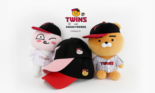 최고 인기캐릭터 카카오프렌즈와 콜라보레이션으로 만들어진 LG 상품. 사진제공|LG 트윈스